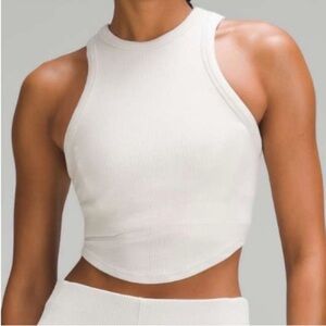 Lululemon Hold Tight Cropped
Tank Top
Bone (off white) Size 10